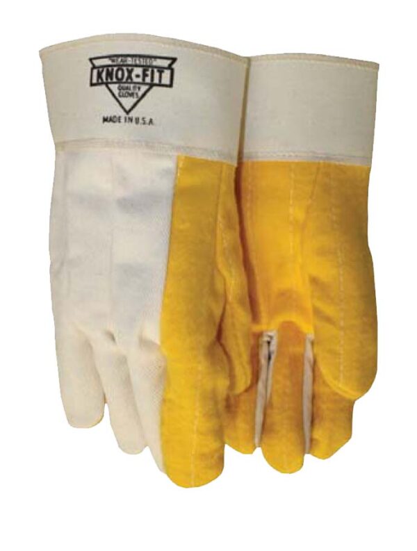 18oz palm white back, safety cuff