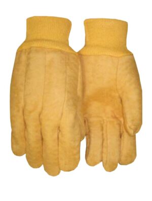 14oz Golden Brown Rubberized Knit Wrist glove