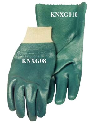 green PVC Smooth Finish glove