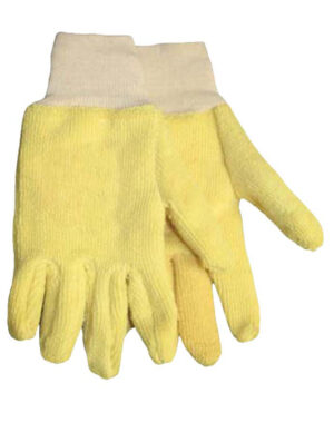 Kevlar® Terry Cloth, White Cotton Knit Wrist glove