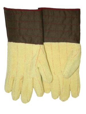 Kevlar® Terry Cloth Outer Layer, 5” Olive Drab Cuff glove