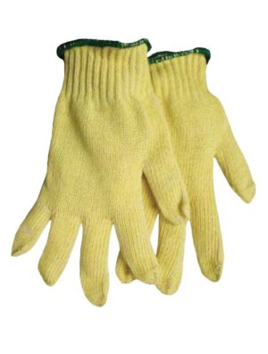 Kevlar plated and cotton knit medium weight glove